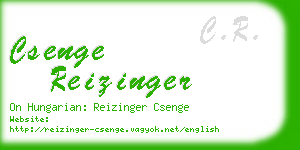 csenge reizinger business card